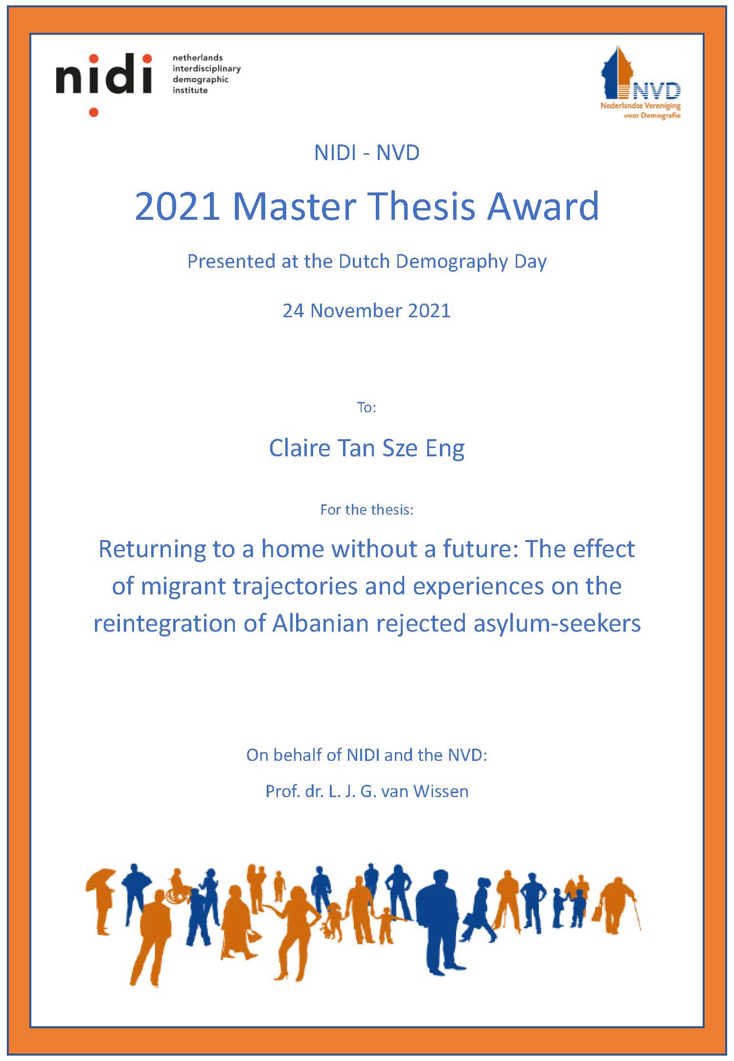 master thesis award